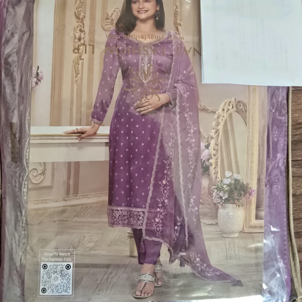 Elegant Purple Women's Dress